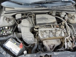 2003 Honda Civic LX Black Sedan 1.7L MT #A23724